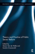 Cover: Theory and Practice of Public Sector Reform - Routledge