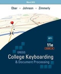 Cover: Ober: Kit 1: (Lessons 1-60) W/ Word 2013 Manual - McGraw-Hill Education
