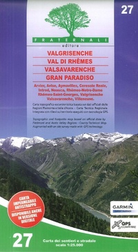 Abbildung von: Valgrisenche - Val di Rhemes - Valsavaranche - Gran Paradiso: 27 - Fraternali Editore