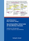 Cover: Sprachsensibler Unterricht an beruflichen Schulen - Kovac, Dr. Verlag