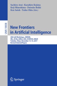 Enlarge image Cover: New Frontiers in Artificial Intelligence - Springer