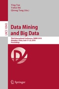Cover: Data Mining and Big Data - Springer