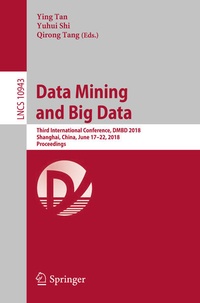 Enlarge image Cover: Data Mining and Big Data - Springer