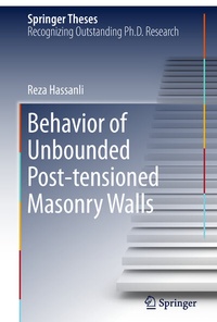 Abbildung von: Behavior of Unbounded Post- tensioned Masonry Walls - Springer