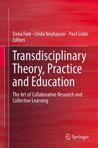 Enlarge image Cover: Transdisciplinary Theory, Practice and Education - Springer