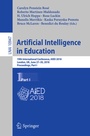 Cover: Artificial Intelligence in Education - Springer