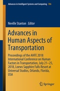 Cover: Advances in Human Aspects of Transportation - Springer