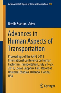 Enlarge image Cover: Advances in Human Aspects of Transportation - Springer