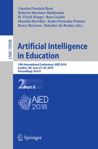 Abbildung von: Artificial Intelligence in Education - Springer