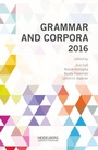 Cover: Grammar and Corpora 2016 - Heidelberg University Publishing