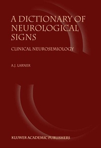 Abbildung von: A Dictionary of Neurological Signs - Springer