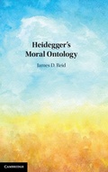 Cover: Heidegger's Moral Ontology - Cambridge University Press