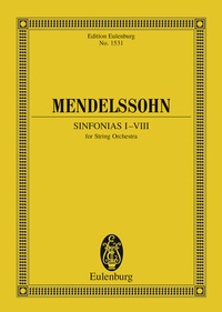 Abbildung von: Sinfonias I-VIII - Schott Music