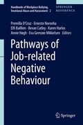 Cover: Pathways of Job-related Negative Behaviour - Springer