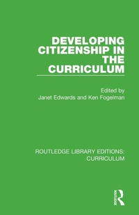 Enlarge image Cover: Developing Citizenship in the Curriculum - Routledge