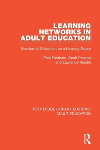 Enlarge image Cover: Learning Networks in Adult Education - Routledge