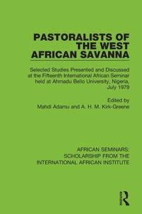 Abbildung von: Pastoralists of the West African Savanna - Routledge