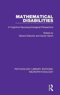 Enlarge image Cover: Mathematical Disabilities - Routledge