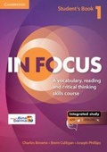 Cover: In Focus Level 1 Student's Book with Online Resources Bina Dharma Edition - Cambridge University Press
