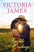 Cover: The Trouble with Cowboys - Entangled: Amara