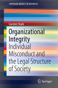 Cover: Organizational Integrity - Springer