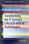 Bild: Transforming the IT Services Lifecycle with AI Technologies - Springer