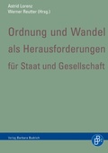 Cover: Ordnung und Wandel als Herausforderungen f&uuml;r Staat und Gesellschaft - Verlag Barbara Budrich