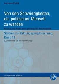 Abbildung von: Von den Schwierigkeiten, ein politischer Mensch zu werden - Verlag Barbara Budrich