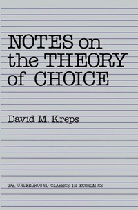 Enlarge image Cover: Notes On The Theory Of Choice - Routledge