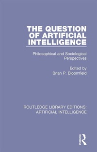 Enlarge image Cover: The Question of Artificial Intelligence - Routledge