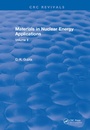 Cover: Materials in Nuclear Energy Applications - CRC Press
