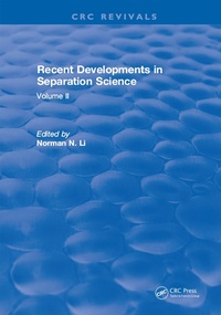 Abbildung von: Recent Developments in Separation Science - CRC Press
