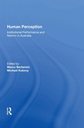 Cover: Human Perception - Routledge