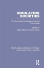 Cover: Simulating Societies - Routledge