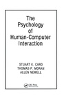 Cover: The Psychology of Human-Computer Interaction - CRC Press