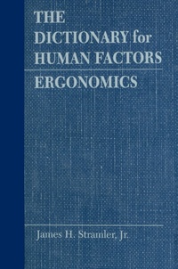 Abbildung von: The Dictionary for Human Factors/Ergonomics - CRC Press