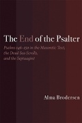 Cover: The End of the Psalter - Baylor University Press