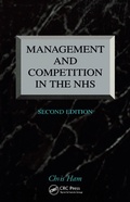 Cover: Management and Competition in the NHS - CRC Press