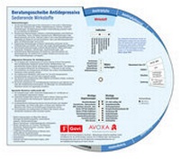 Bild vergrößern Bild: Beratungsscheibe Antidepressiva - Avoxa - Mediengruppe Deutscher Apotheker