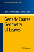 Cover: Generic Coarse Geometry of Leaves - Springer