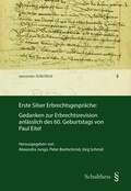 Cover: Erste Silser Erbrechtsgespr&auml;che - Schulthess Juristische Medien