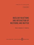 Cover: Nuclear Reactions and Interactions of Neutrons and Matter - Springer