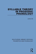 Cover: Syllable Theory in Prosodic Phonology - Routledge
