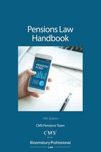 Abbildung von: Pensions Law Handbook - Bloomsbury Professional