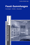 Cover: Faust-Sammlungen - Vittorio Klostermann Verlag