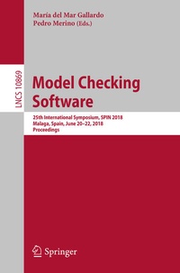 Enlarge image Cover: Model Checking Software - Springer