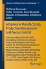 Cover: Advances in Manufacturing, Production Management and Process Control - Springer