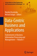 Cover: Data-Centric Business and Applications - Springer