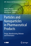 Cover: Particles and Nanoparticles in Pharmaceutical Products - Springer