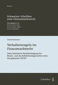Cover: Verhaltensregeln im Finanzmarktrecht - Schulthess Juristische Medien